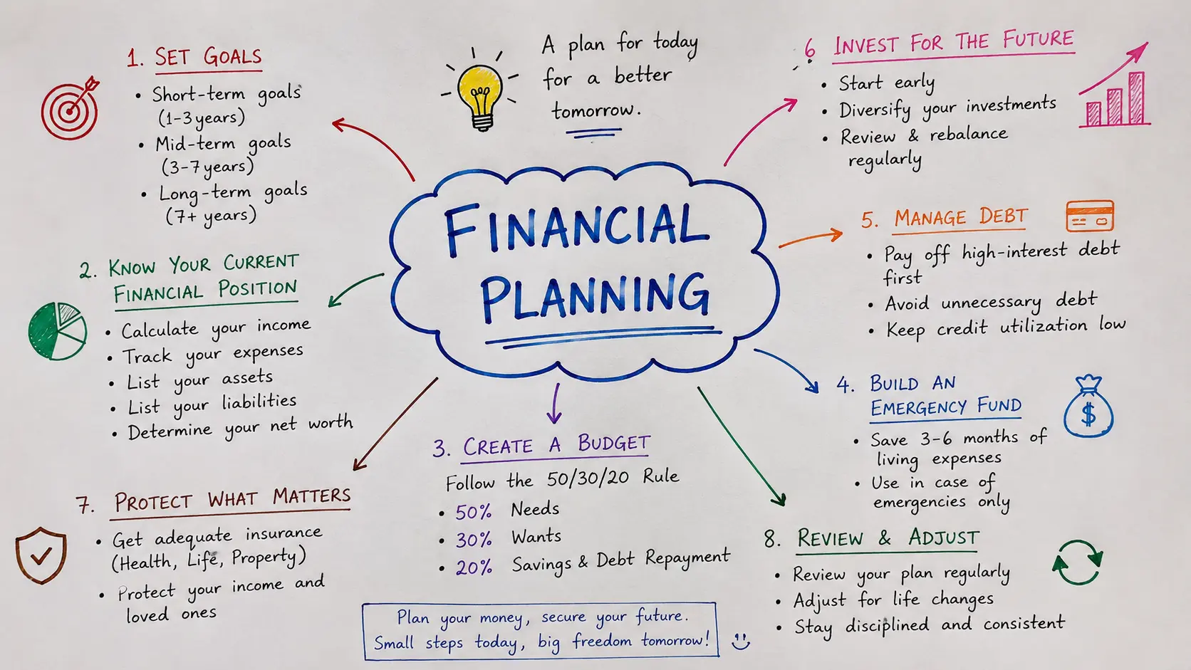 Financial Planning steps