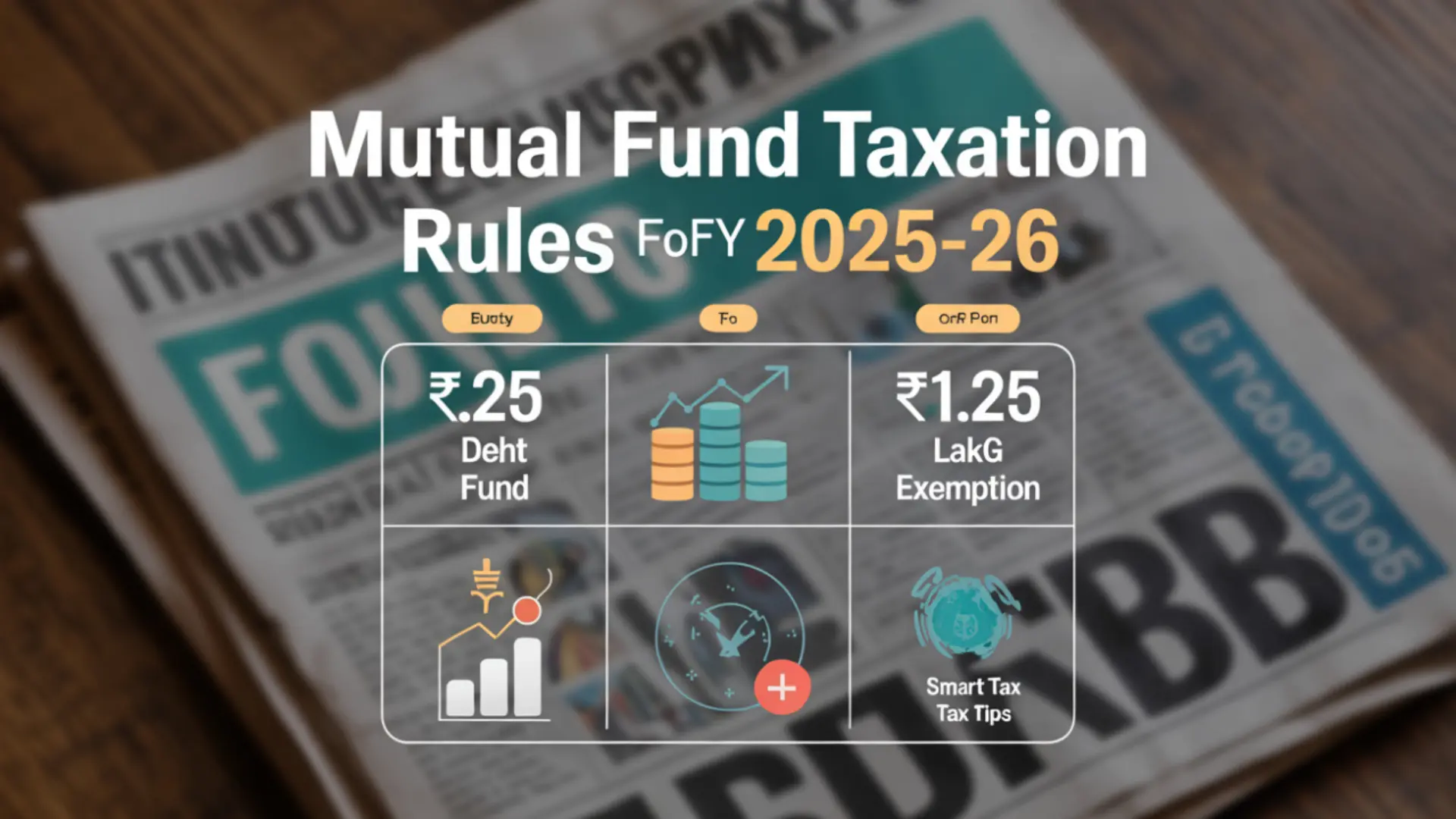 Mutual Fund Taxation in India 2025–26 | Rules, Rates & Examples
