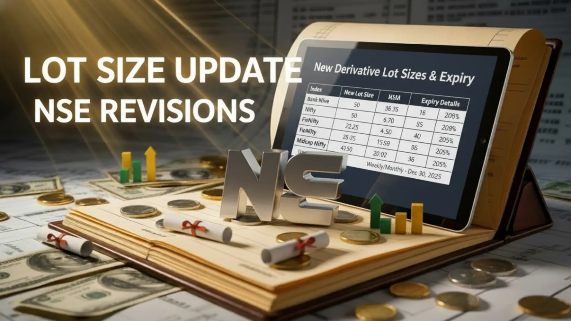 NSE Revises Lot Size for Index Derivatives from Dec 30, 2025