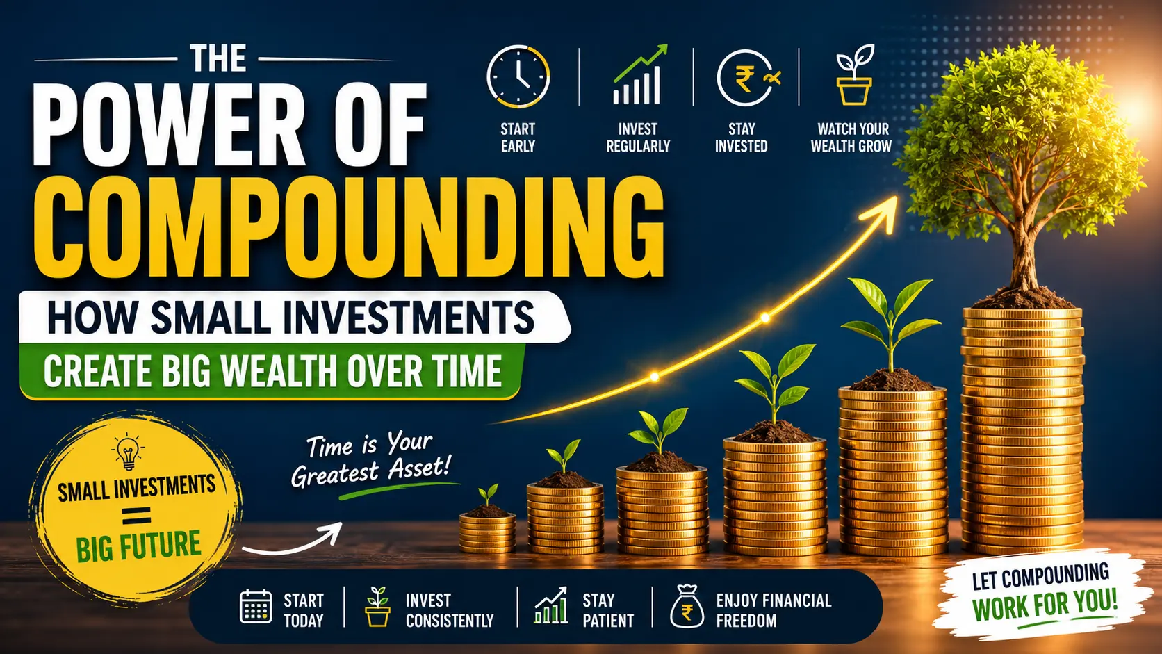 Power of Compounding – Meaning, Formula, Examples & Benefits